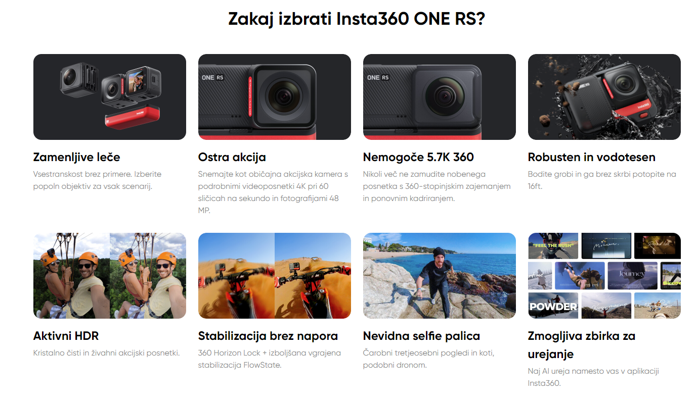 INSTA360 ONE RS Twin Edition